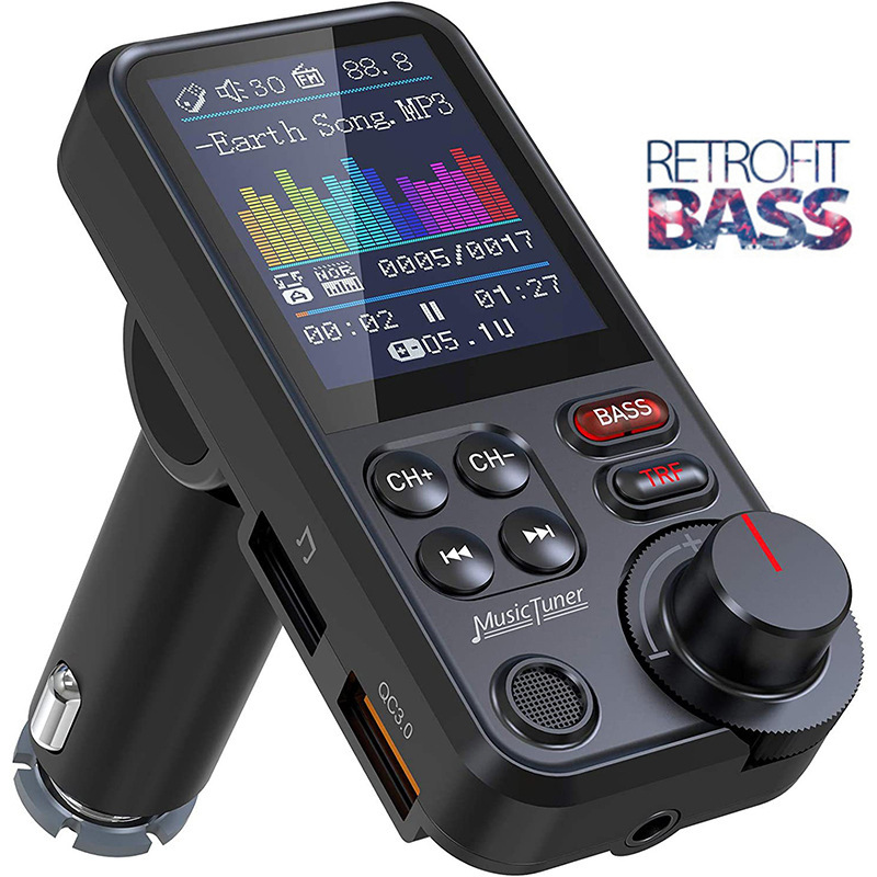 Audio Music Free Mp3 - Bluetooth-compatible Car Wireless FM Transmitter Radio