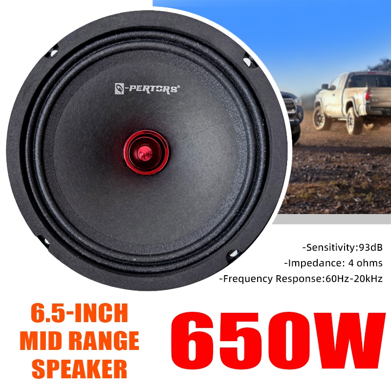 Audio Music Enhancer - 6.5Inch Universal Car Speaker 650W Midrange