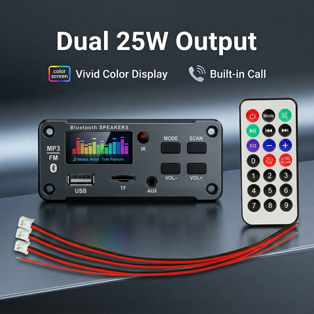 Audio Music Free Mp3 - 50W Amplifier Bluetooth MP3 WMA WAV