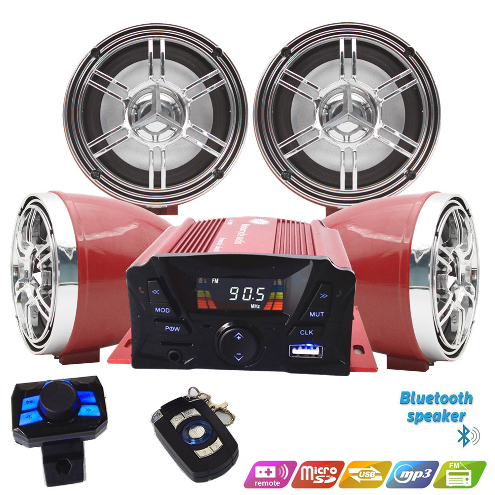 12V 4 Channel UTV ATV Golf Car - Audio Music Free Mp3 review and price