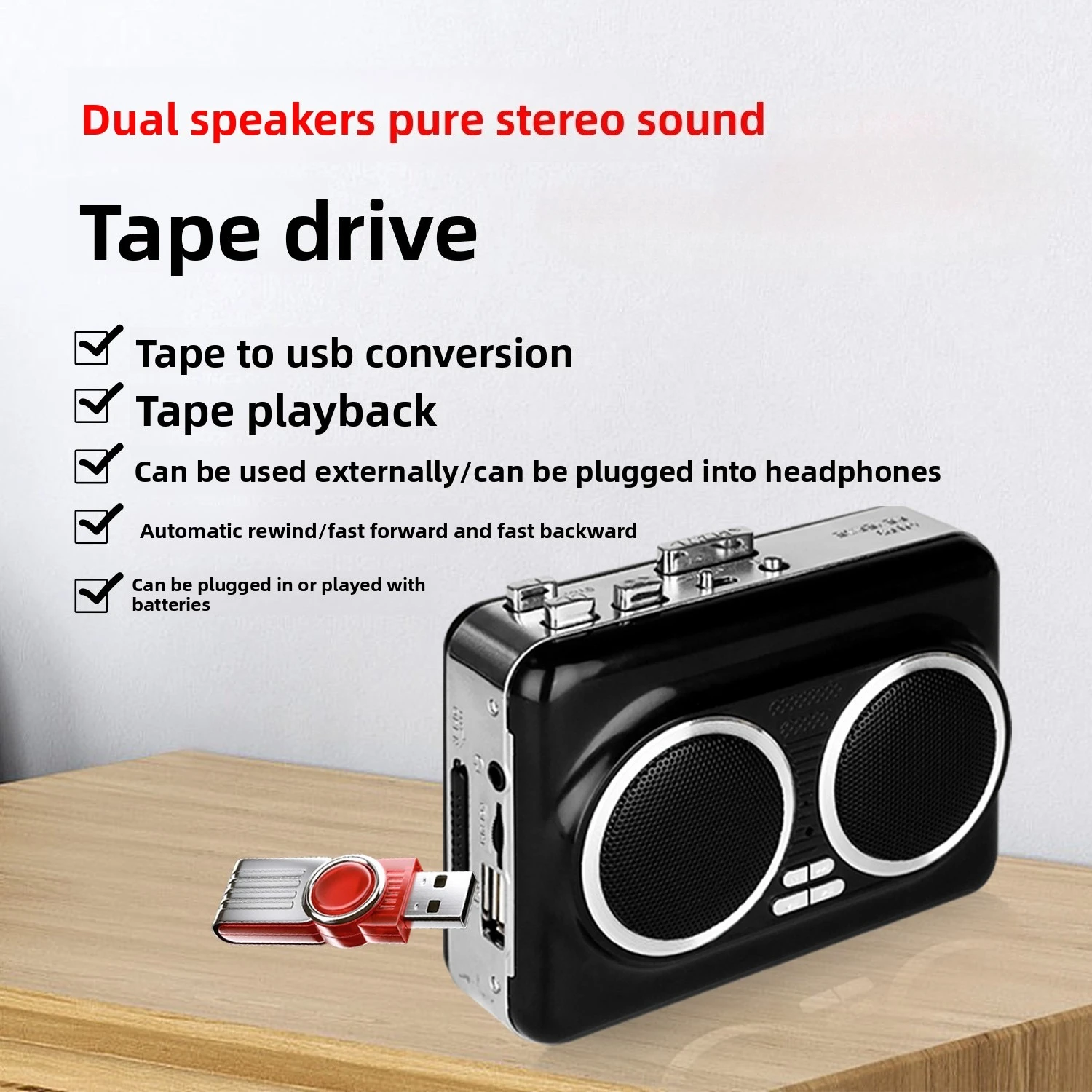 USB Cassette Player Music Audi - Audio Music Free Mp3 review and price