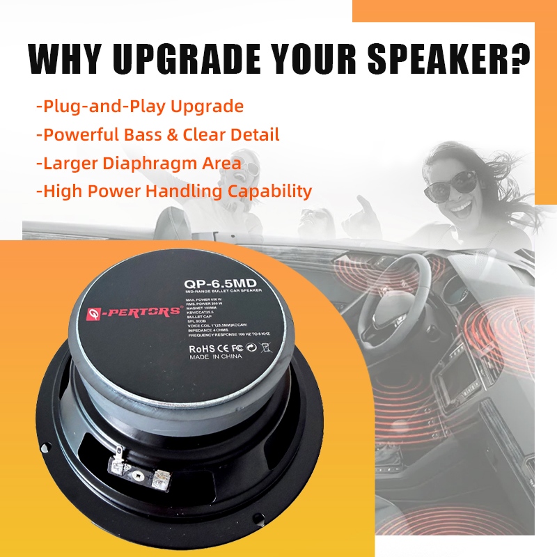 6.5Inch Universal Car Speaker  - Audio Music Enhancer review and price