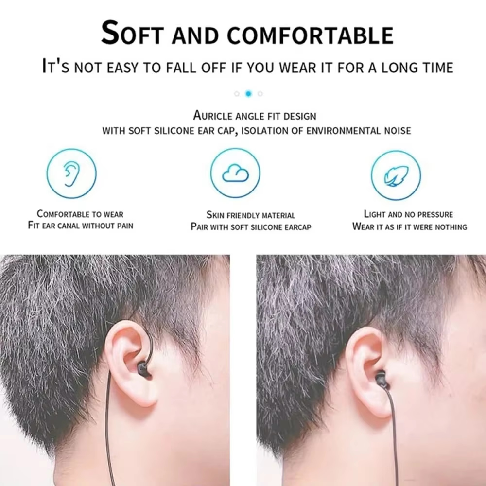 3.5mm Short Wired Headphones S - Audio Music Free Mp3 review and price